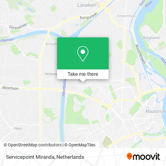 Servicepoint Miranda map