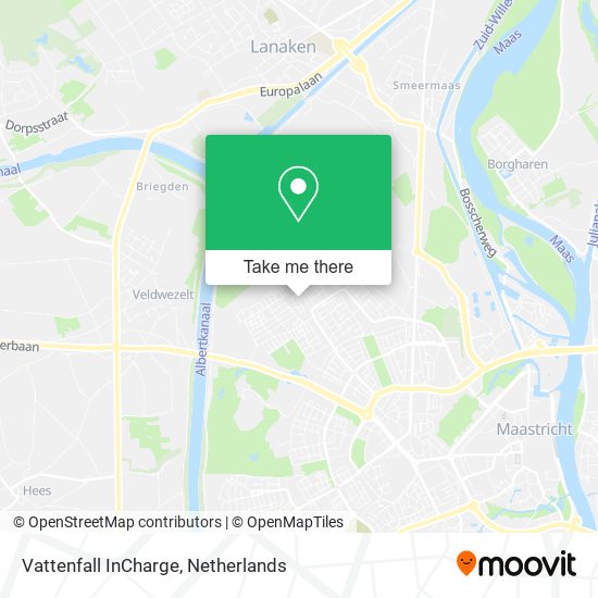 Vattenfall InCharge map