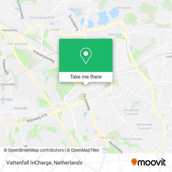 Vattenfall InCharge map