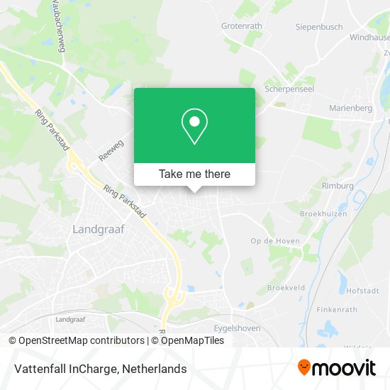 Vattenfall InCharge map