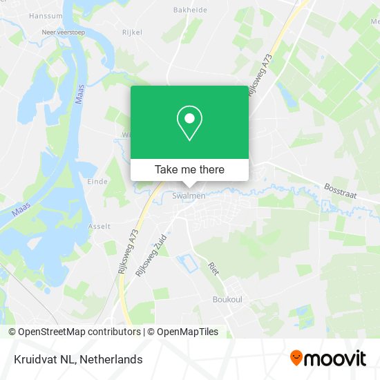 Kruidvat NL map