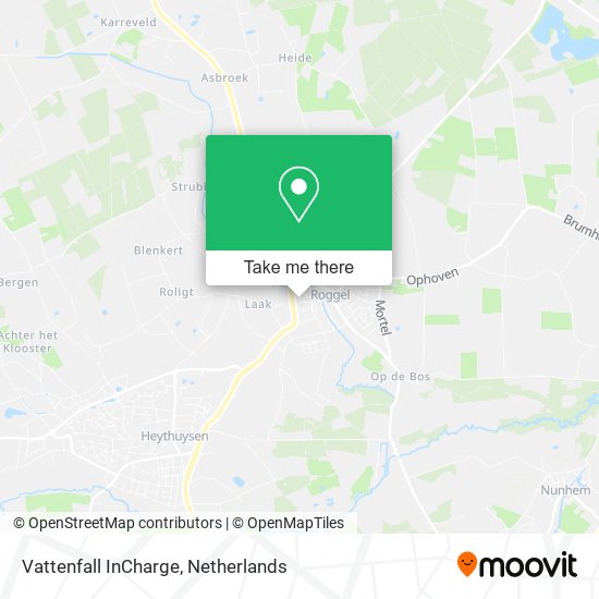 Vattenfall InCharge map