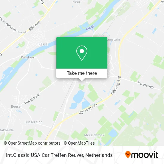 Int.Classic USA Car Treffen Reuver map