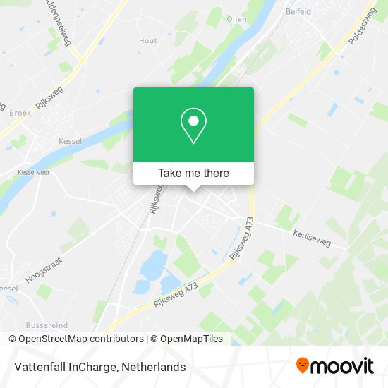 Vattenfall InCharge map