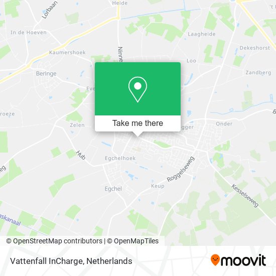 Vattenfall InCharge map