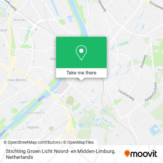 Stichting Groen Licht Noord- en Midden-Limburg map