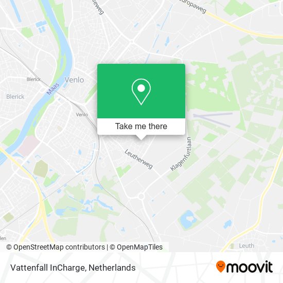 Vattenfall InCharge map