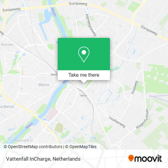 Vattenfall InCharge map