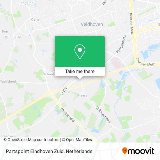 Partspoint Eindhoven Zuid map