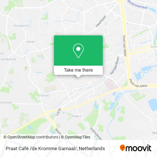 Praat Café /de Kromme Garnaal/ map