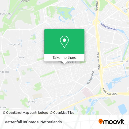 Vattenfall InCharge map