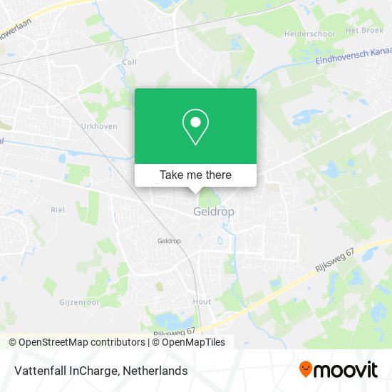 Vattenfall InCharge map