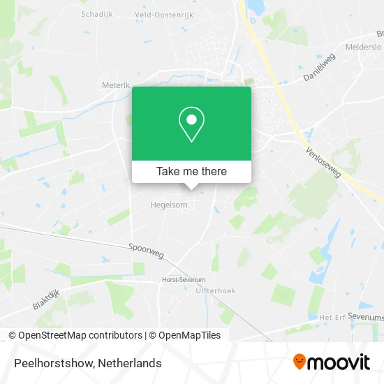 Peelhorstshow map