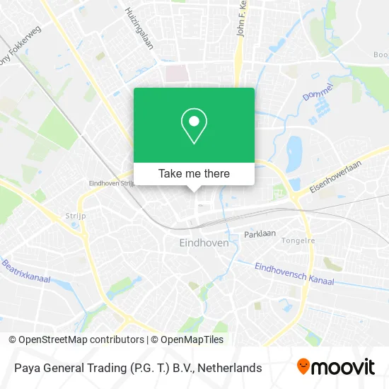 Paya General Trading (P.G. T.) B.V. map