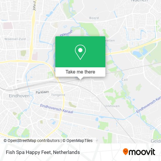 Fish Spa Happy Feet map