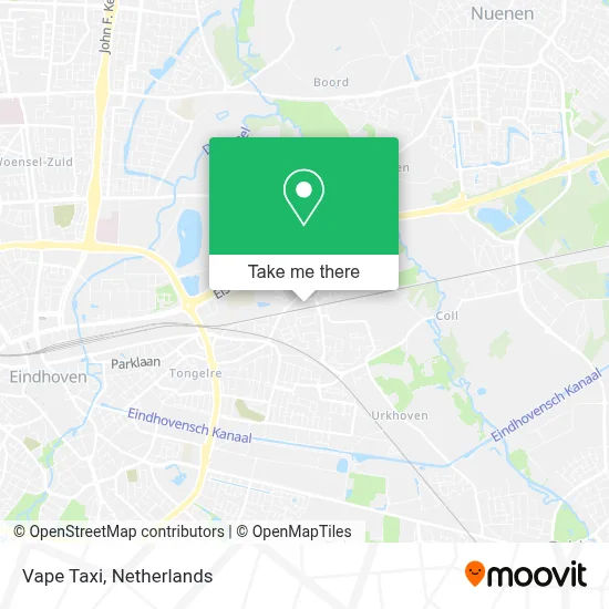Vape Taxi map
