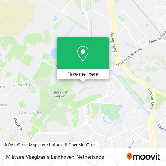 Militaire Vliegbasis Eindhoven Karte