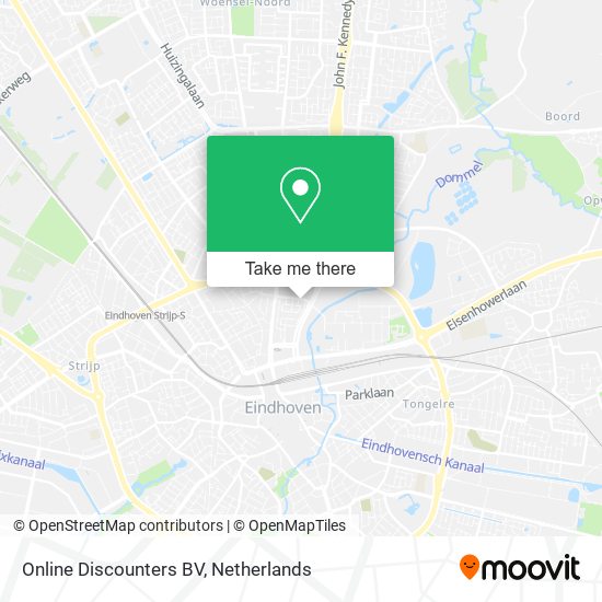 Online Discounters BV map