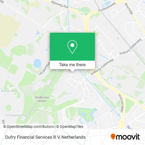 Dufry Financial Services B.V map