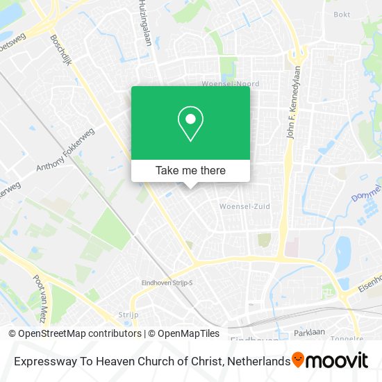 Expressway To Heaven Church of Christ map