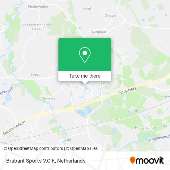 Brabant Sports V.O.F. map