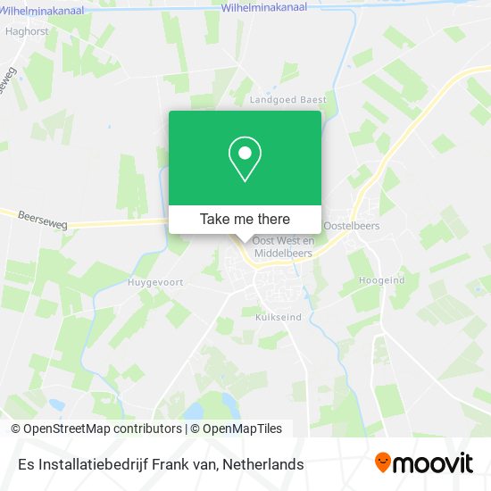 Es Installatiebedrijf Frank van map