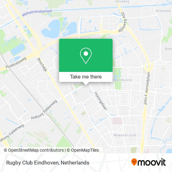 Rugby Club Eindhoven Karte