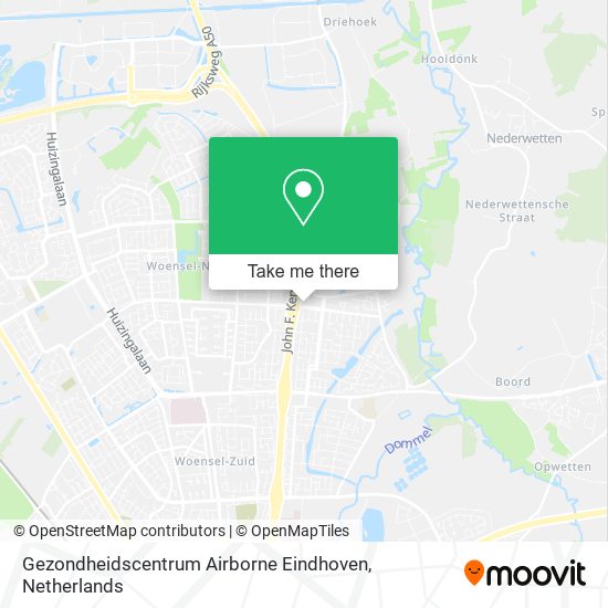 Gezondheidscentrum Airborne Eindhoven map