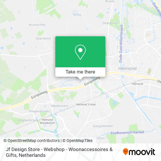 Jf Design Store - Webshop - Woonaccessoires & Gifts map