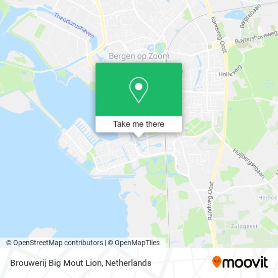 Brouwerij Big Mout Lion map