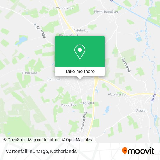 Vattenfall InCharge map