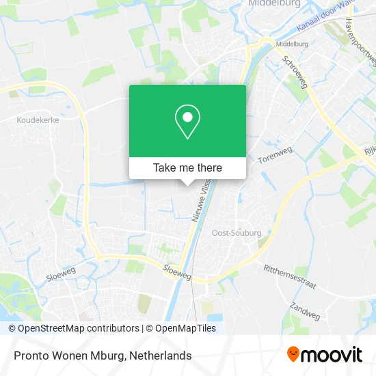 Pronto Wonen Mburg map