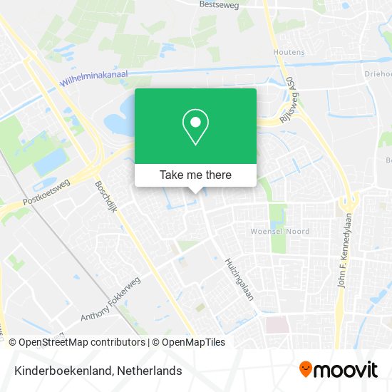 Kinderboekenland map