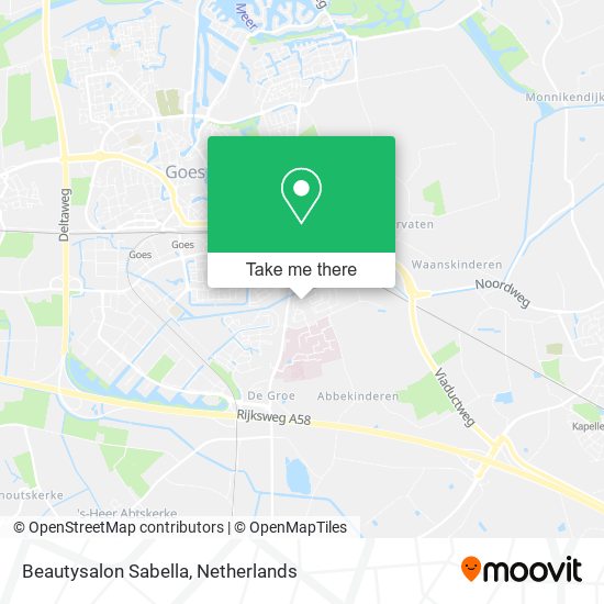 Beautysalon Sabella map