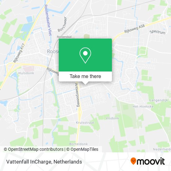 Vattenfall InCharge map