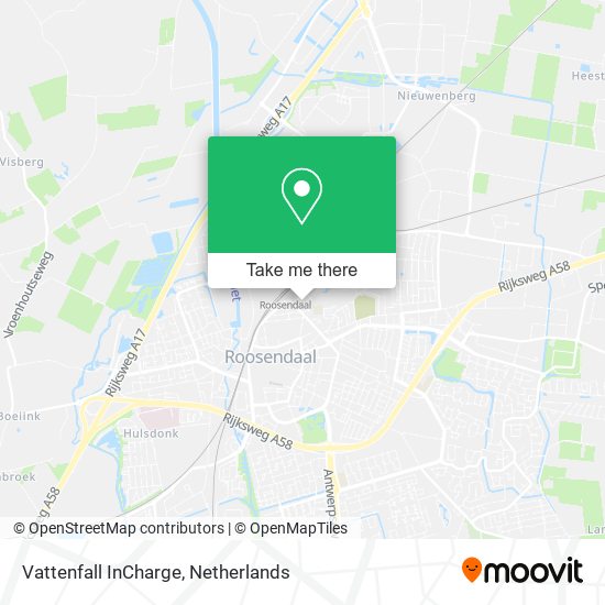 Vattenfall InCharge map