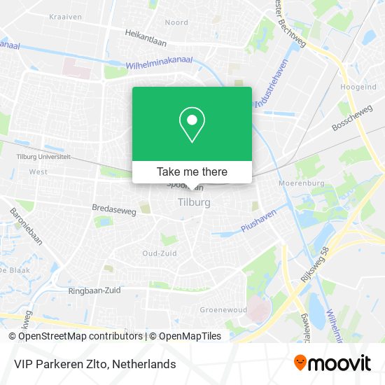 VIP Parkeren Zlto map