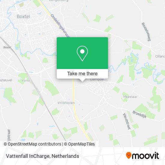 Vattenfall InCharge map