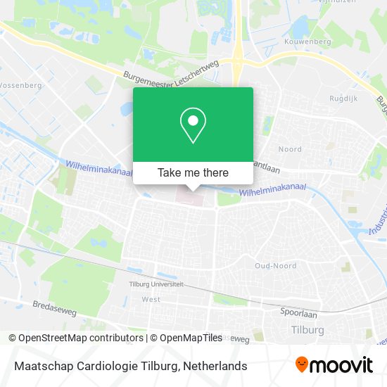 Maatschap Cardiologie Tilburg map