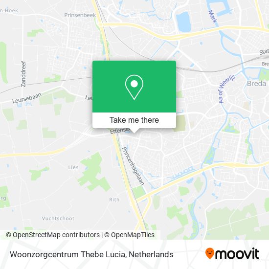 Woonzorgcentrum Thebe Lucia map