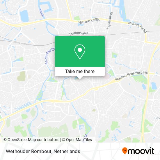 Wethouder Rombout map