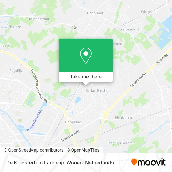 De Kloostertuin Landelijk Wonen map