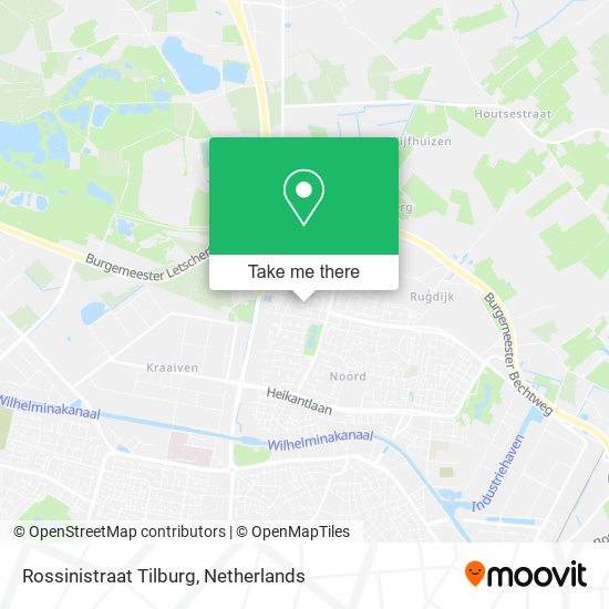 Rossinistraat Tilburg map