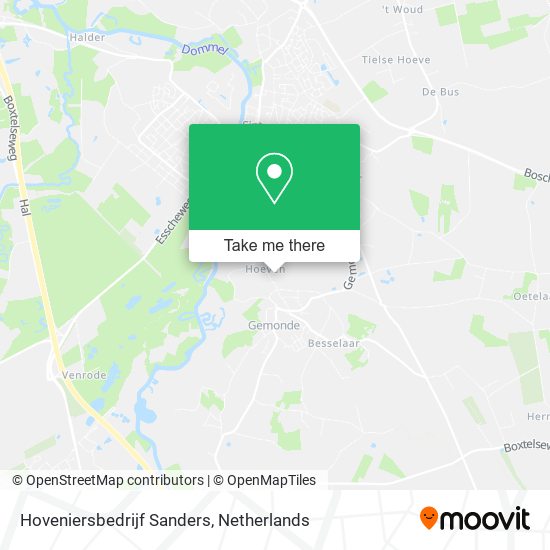 Hoveniersbedrijf Sanders Karte