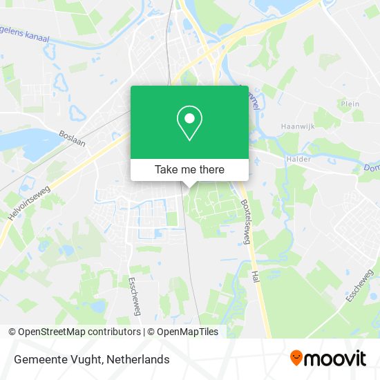 Gemeente Vught map