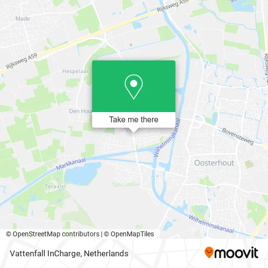 Vattenfall InCharge map