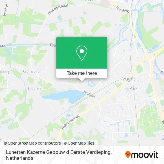 Lunetten Kazerne Gebouw d Eerste Verdieping map