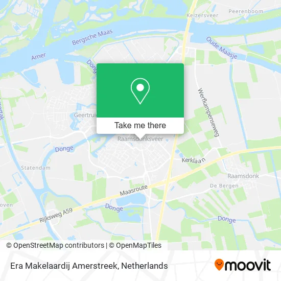 Era Makelaardij Amerstreek map