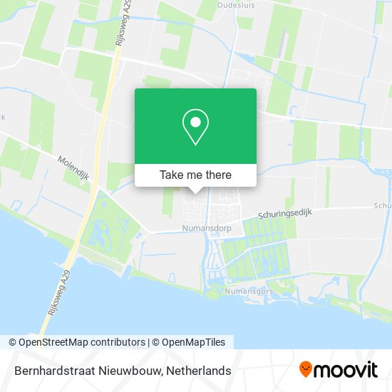 Bernhardstraat Nieuwbouw map