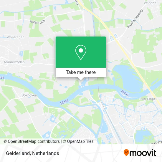 Gelderland map